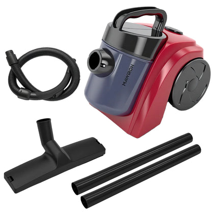 1000W Canister Vacuum Cleaner Bagless Household Vacuum Cleaner 2L Dust Cup HEPA Filter Strong Suction For Floor Carpet Sofa Pet Hair