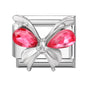 Fashion Heart Bow Knot Butterfly Star Rose Flowers Italian Charm Links Fit 9mm Stainless Steel Bracelet Women DIY Making Gift