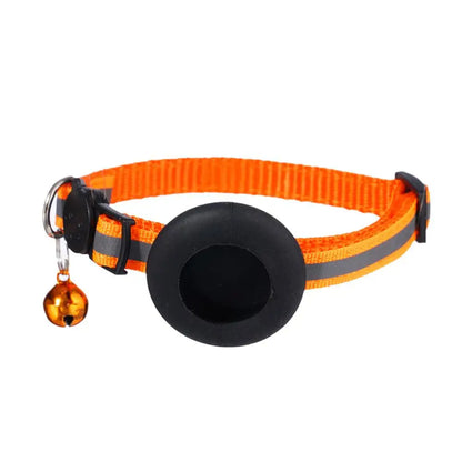 Reflective Adjustable Cats and Small Dogs Collars with Bells Pet Supplies Anti-strangling Cats Necklace Breakaway Cat Collar