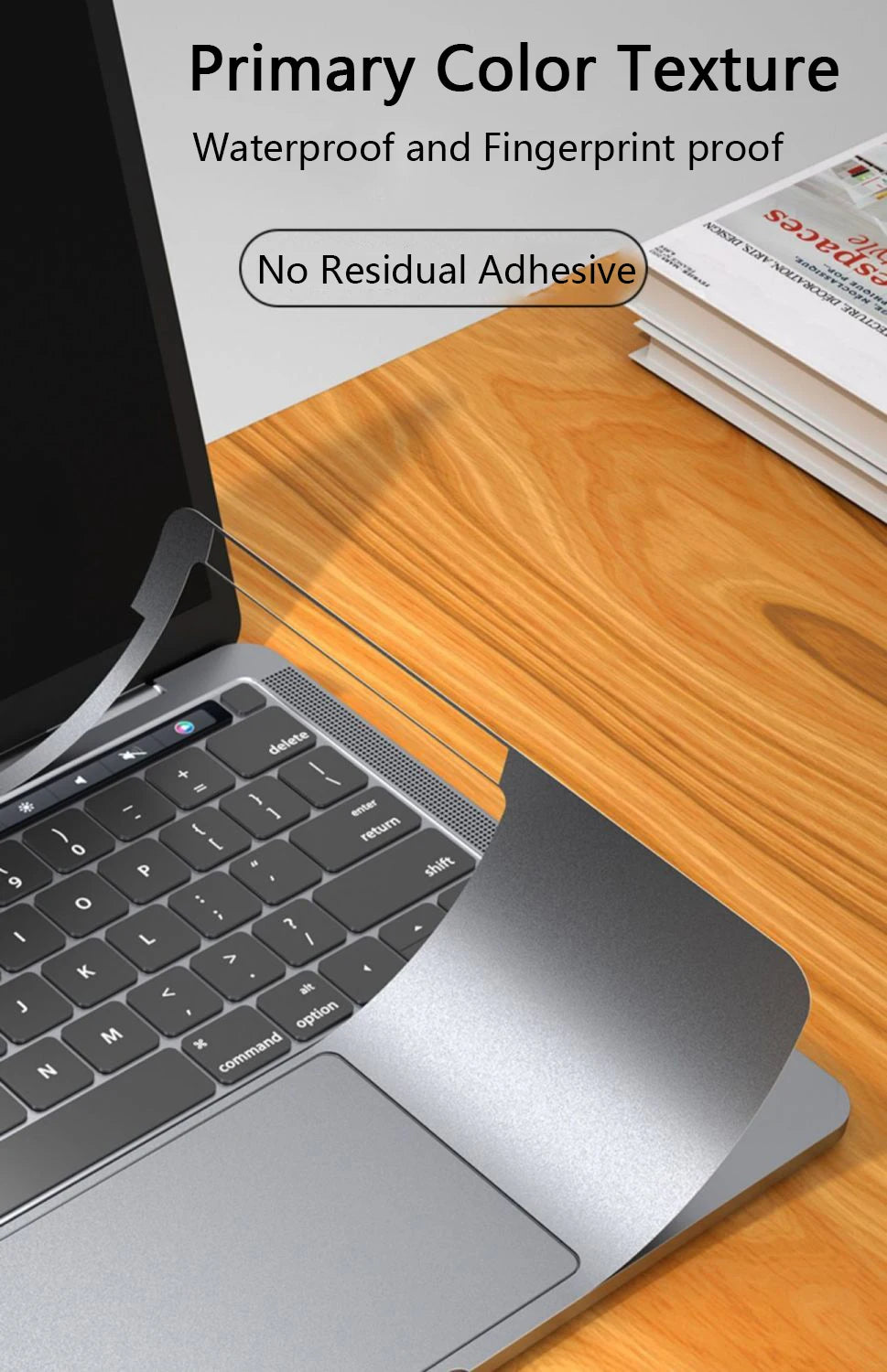 Anti-Scratch Wrist Support Protective Film For Macbook Air 13 15 M1 M2 2023 Pro 14 16 Waterproof Skins Film Laptop Sticker Cover