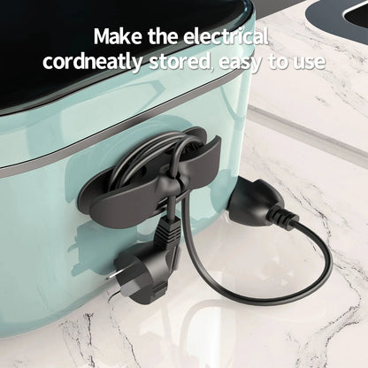 MAOYYE 6pcs/4pcs Cable Winder Cable Clip Holder Cable Organizer Easy To Install Multi-function Suitable For Kitchen Appliances