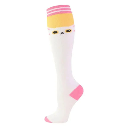 New Men Women Compression Socks for Leggings Running Marathon Pressure Soccer Adult Socks Network Red Pressure Nurse Men Socks