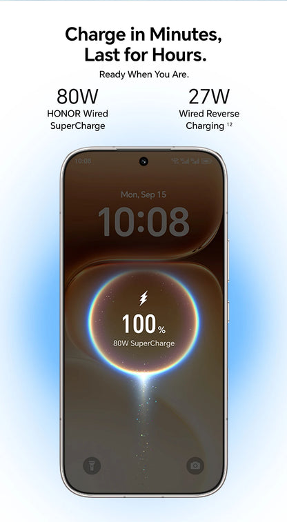 HONOR 600 5G Smartphone EU Version 200MP AI Ultra Night Camera 6400mAh Snapdragon 7 Gen4 AI Button 6.57"AMOLED 80W Supercharge