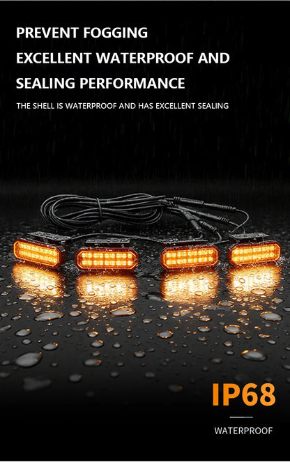 Beusfirts LED Front Grille Light FOR RAM 1500 Accessories Car Daytime Running Light Wheel Eyebrow Lamp For Pickup Offroad 12V