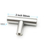 Black Gold Cupboard Handle Brushed Stainless Steel Kitchen Cabinet Door Knob Furniture Drawer Pull  Hardware Pulls  Bar Handle