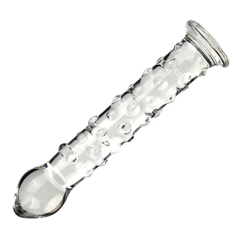 Love fairy stick Crystal Glass Dildo Penis Beads Anal Plug Butt Plug Sex Toys For Man Woman Couples Vaginal And Anal Stimulation