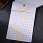 1pc Sliver Gold Star Nail Art Stickers Y2K Charms Self-Adhesive Sliders Laser White Chrome Gel Polish Decals Kawaii Accesories