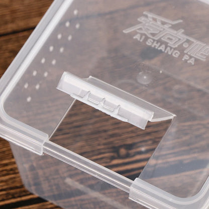 1pc Vivarium Lid Reptile Pet Product Reptile Tank Insect Spiders Tortoise Lizard Transparent Breeding Box