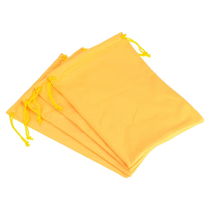 4pcs Ski Goggle Bag Microfiber Snow Goggles Case Cover Soft Storage Sleeve Drawstring Pouch for Sunglasses Glasses Eyeglasses