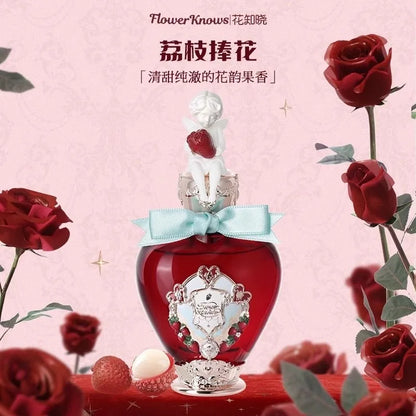Flower Knows Strawberry Cupid Series Original Mens Woman Perfume Fruit Grapefruit Fresh Fragrance Charm Cologne 50ml