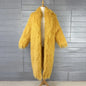 Women Faux Sheep Fur Long Coat Cardigan Thermal Loose Maxi Jackets Plush Coats Female Jacket Autumn Winter Furry Outerwear
