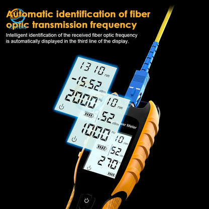 G11 Optical Power Meter High Precision Rechargeable Battery Fiber Optic Power Meter 5G FTTH OPM Tester