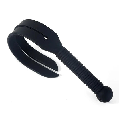 Full Silicone Flogger Spanking Paddle & Horse Riding Crop Whip High Elastic BDSM Accessory for Adult Couple Equestrian Role Play