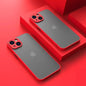 Shockproof Thin Matte Case For iPhone 15 16 13 12 11 14 Pro Max Plus Mini XR XS X Silicone Bumper Clear Hard Cover Capa Funda