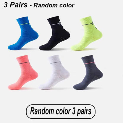 1/3/10 Pairs Professional Running Socks Men's Women Marathon Whiteline Cycling Socks Men Lady Sport Running Sports Socks
