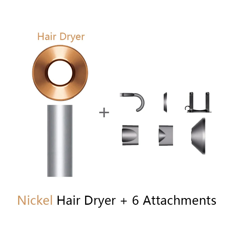 Ion Hair Dryer with Curls Diffuser 5 In 1 Super Ionic Hairdryer Woman Electric Barber Blower Leafless Dry Professional Machine