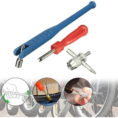Auto Tire Valve Stem Puller Installer Car MotorcycleTube Metal Tyre Repair Tools Valve Stem Core Remover Repair Tools