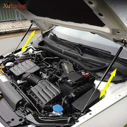 For VW Polo 2019-2025 AW MK6 Refit Bonnet Hood Gas Spring Shock Lift Strut Bars Support Hydraulic Rod Car-styling
