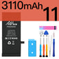 PINZHENG Real High Capacity Battery For iPhone X XR XS Max 12 13 Mini Pro Max 11 Pro Max Replacement Bateria Warranty One Year
