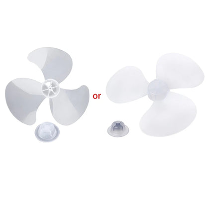 Big Wind 11/12/16inch Plastic Fan Blade 3 Leaves Stand/Table Fanner Accessories