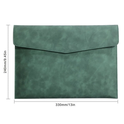 PU Leather A4 Document Bag, 7 Colors, File Folder for Office & Travel, Stylish Organizer