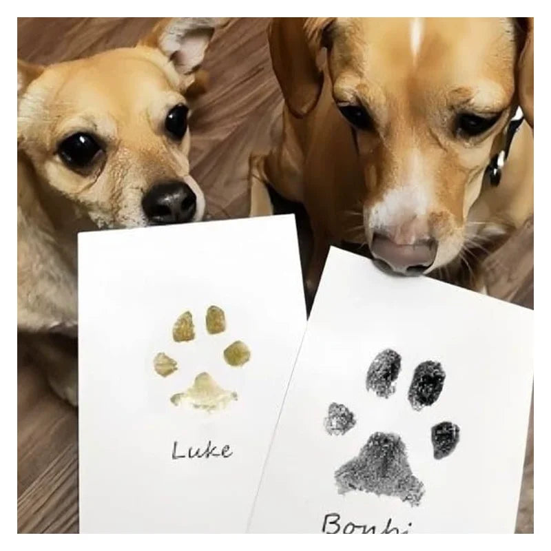 Non Toxic Baby Hand Footprint Ink Pad Pet Dog Cat Paw Print Kit Clean Touch No Mess Family Memory Keepsake Newborn Souvenir Gift