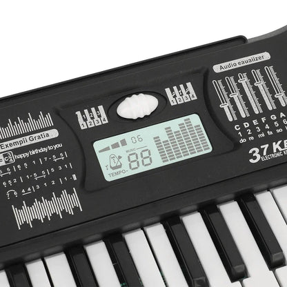 Kids Keyboard Piano Toy Realistic 37 Key Multi Functional Interactive Kids Piano Musical Instrument Type 1