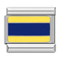 Hapiship Fashion Navy Ship International Maritime Signal Code Nautical Flag Charm Links Fit 9mm Stainless Steel Bracelet DJ391