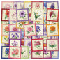 10/30/50PCS Stamp Style Literary Flowers Stickers Book DIY Skateboard Toys Guitar Luggage Suitcase Decoration Graffiti Sticker