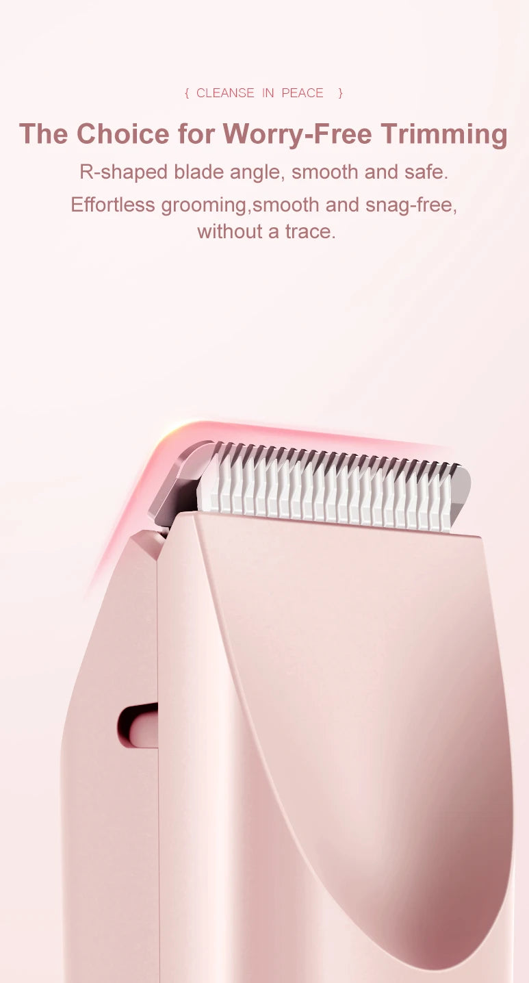 2 In 1 Women Electric Razors Bikini Trimmer Face Shavers Hair Removal for Underarms Legs Lady Body Trimmer Waterproof Painless