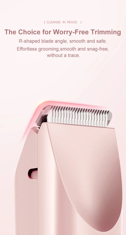2 In 1 Women Electric Razors Bikini Trimmer Face Shavers Hair Removal for Underarms Legs Lady Body Trimmer Waterproof Painless