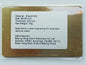 2mm Thick Solid Brass Business Cards Metal Blank Plates Mill Finish Unpolished For Fiber Laser Engraving DIY Craft