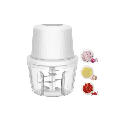 400ML Electric Food Chopper ，6 Blades Garlic Grinder Mini Vegetable Chopper，USB Portable Veggie Chopper，Garlic Mincer