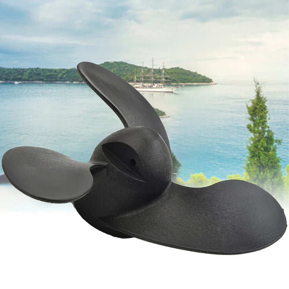Quality Outboard Propeller, Made of High Strength Nylon, Suitable for Tohatsu3 5HP/Nissan2 5, 3 5HP/Mercury3 5HP Marine Boat