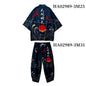 Large Size 5XL 6XL Japanese Kimono Cardigan Pants Set Print Fox Men Women Shirt Tradition Yukata Haori Obi Cosplay Costume