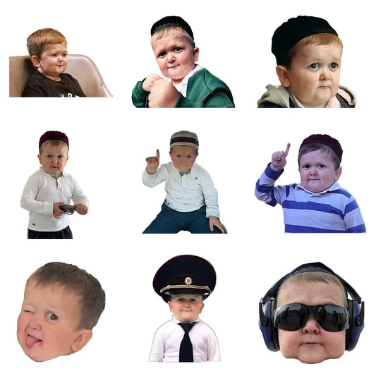 1pc Russian Boy Hasbulla Fun Car Aromatherapy Perfume Air Freshener Mirror Interior Accessories Pendant