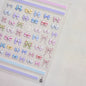 Shell Light Nail Stickers Small Fresh White Bow Ribbon Nail Charms Stickers Self Adhesive Nails 3D Decorations Parts DIY Decals