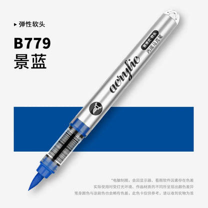 1 PC 120 Colors Acrylic Paint Marker Pens Professional Drawing Pens for Graffiti Manga School Aesthetic Stationery Art Supplies