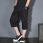 MRMT 2026 Brand Mens Capri Pants with Multiple Pockets Cargo Pants Casual Middle-aged Men Shorts Pant for Male Man Cropped Pants