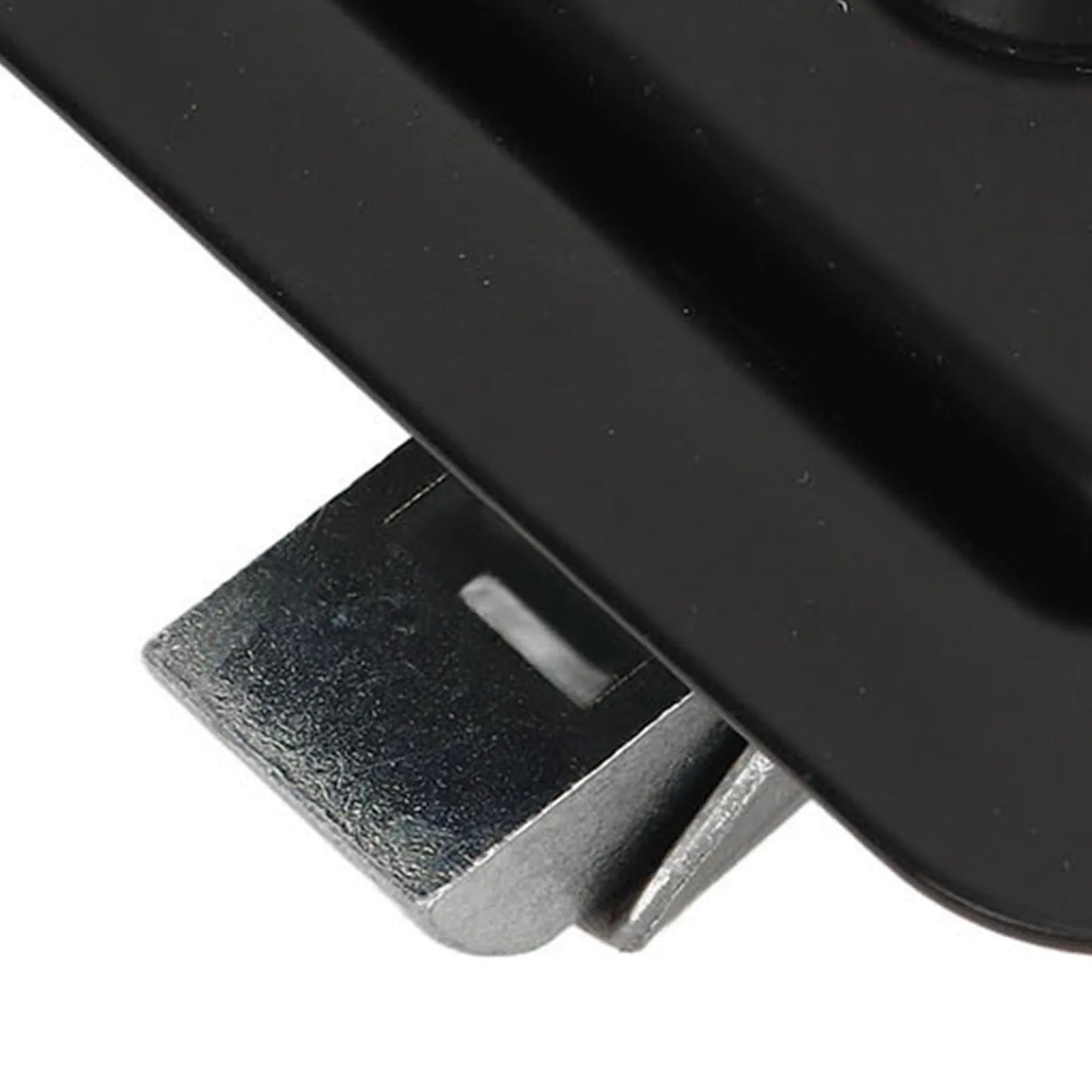 RV Toolbox Flush  Rugged Stylish  Reliable Trailer Paddle Door  Black  High Hardness for Campers