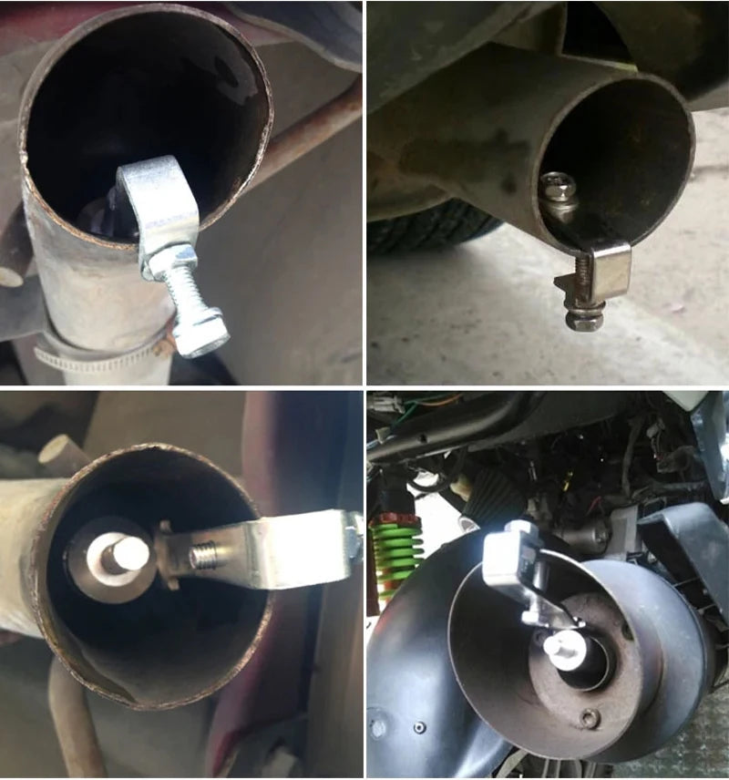 Universal Car Exhaust Pipe Oversized Turbo Whistle Car Refitting Turbo Whistle Exhaust Pipe Sound Tail Muffler