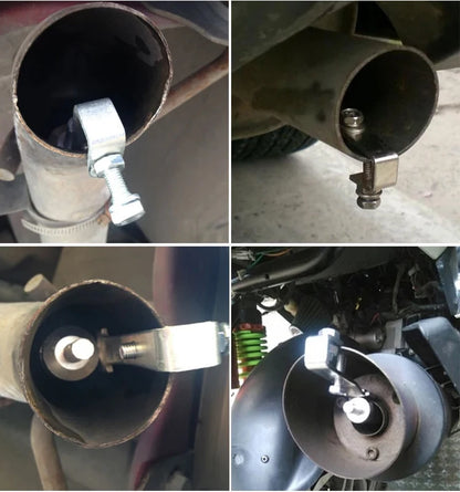 Universal Car Exhaust Pipe Oversized Turbo Whistle Car Refitting Turbo Whistle Exhaust Pipe Sound Tail Muffler