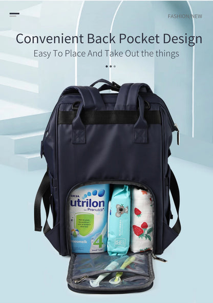 Waterproof Mummy Diaper Backpack Cartoon Design Mother Maternity Nappy Travel Bag Large Capacity Baby Care Nursing Stroller Bags