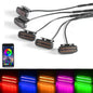 Beusfirts LED Front Grille Light FOR RAM 1500 Accessories Car Daytime Running Light Wheel Eyebrow Lamp For Pickup Offroad 12V