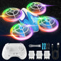 Set of Complete Flying Drone Toy Set, Complete with A Round Protective Cover, Features One-button Takeoff/landing and Two Speeds, Making It The Perfect Gift for A Child.