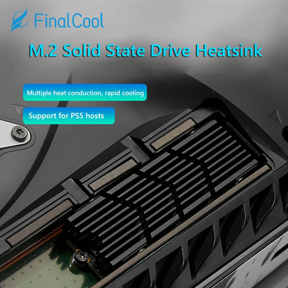 M.2 SSD NVMe Heat Sink heatsink M2 2280 SSD Hard Disk Aluminum Heat Sink with Silicone Thermal Pad for PC / PS5 PCIE 2280 SSD