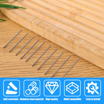 Stainless Steel Wiper Nozzle Cleaning Kit for Unclog Car Glass 3D Printer JetsGas Stoves Shower Heads Cleaning Needle Set