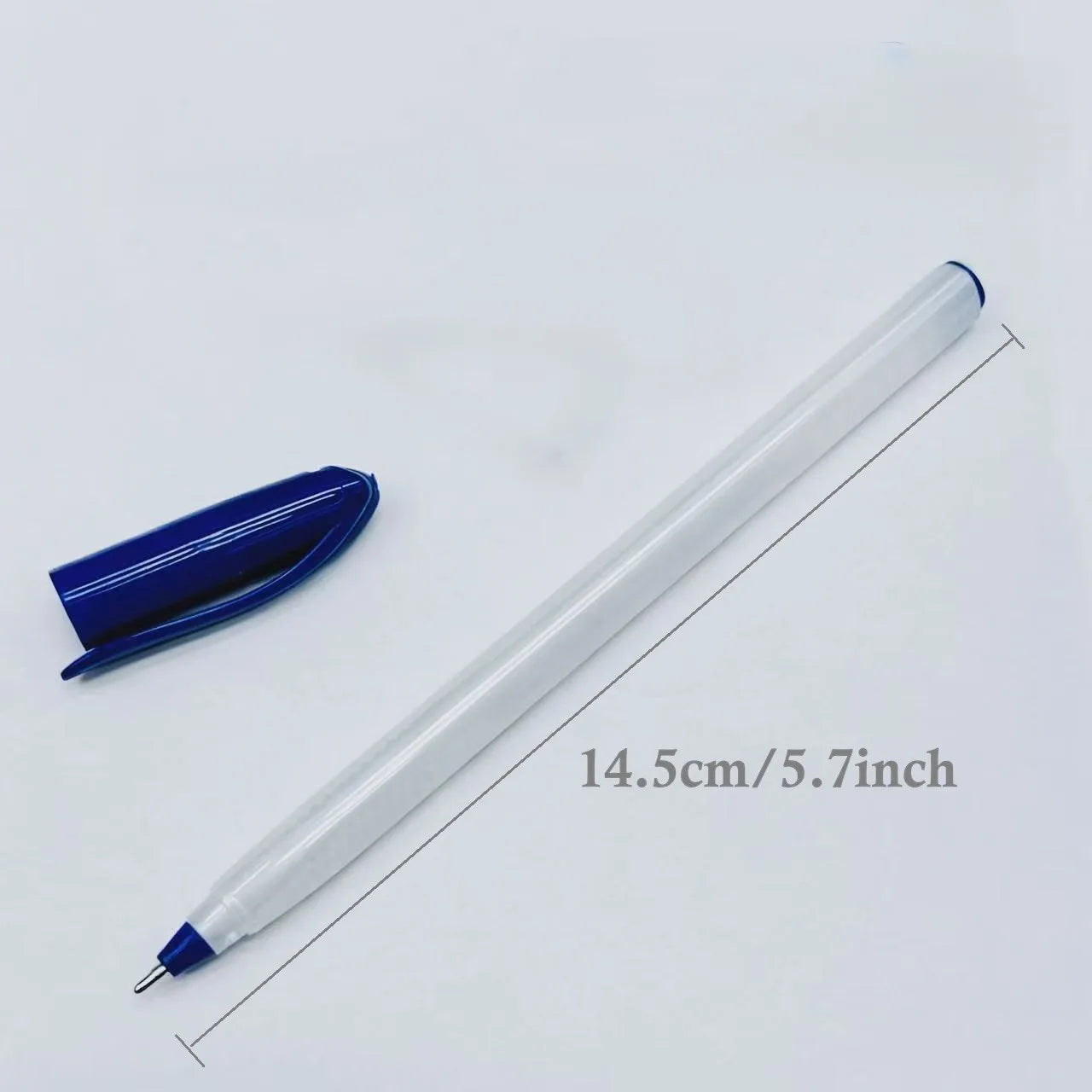 12/6pcs Blue Ballpoint Pen, 1.0mm Smooth Writing