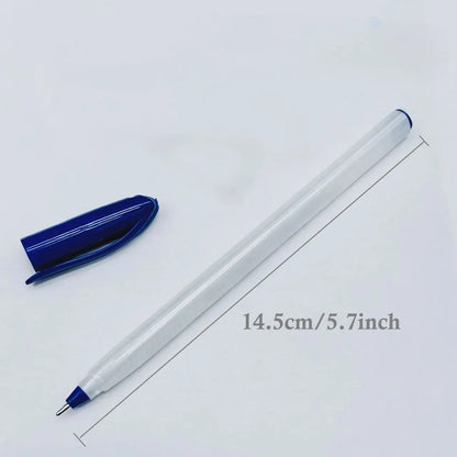 12/6pcs Blue Ballpoint Pen, 1.0mm Smooth Writing