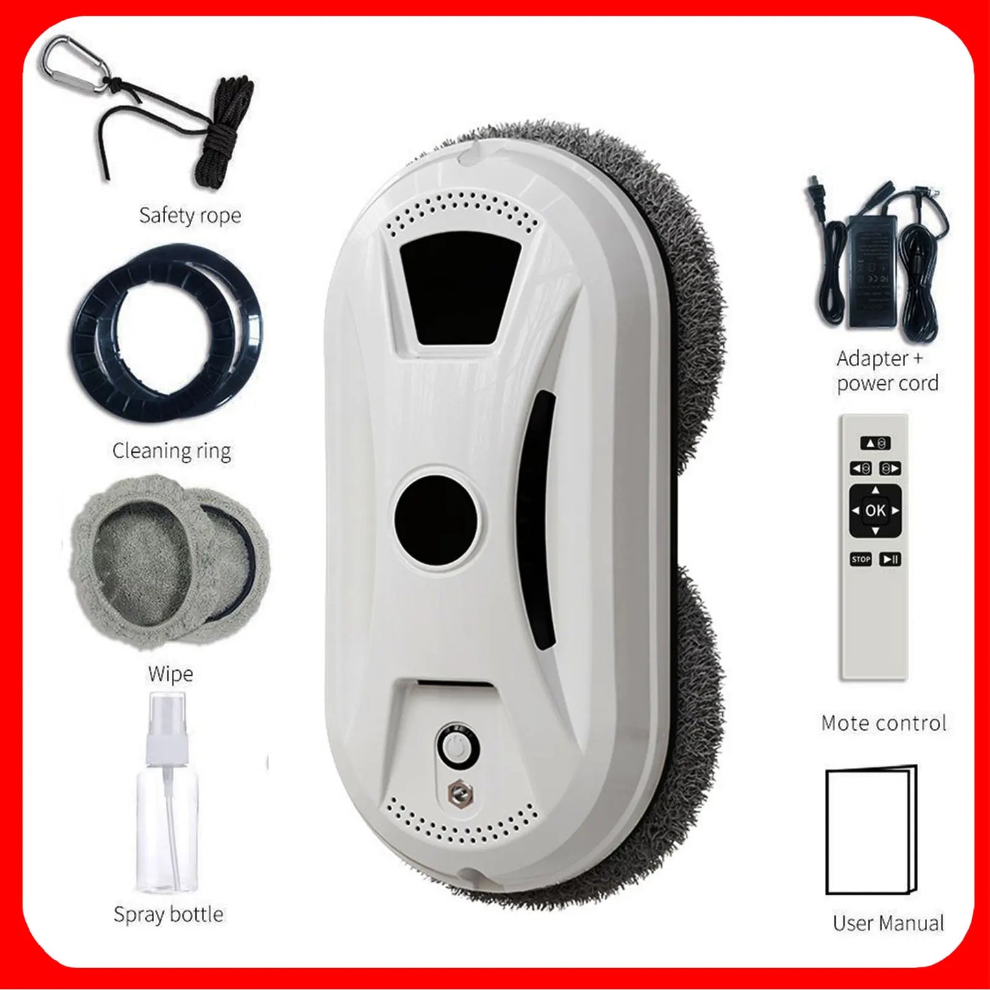 Window-cleaning robot, ultra-fine cleaning robot, window-cleaning robot, window-cleaning robot